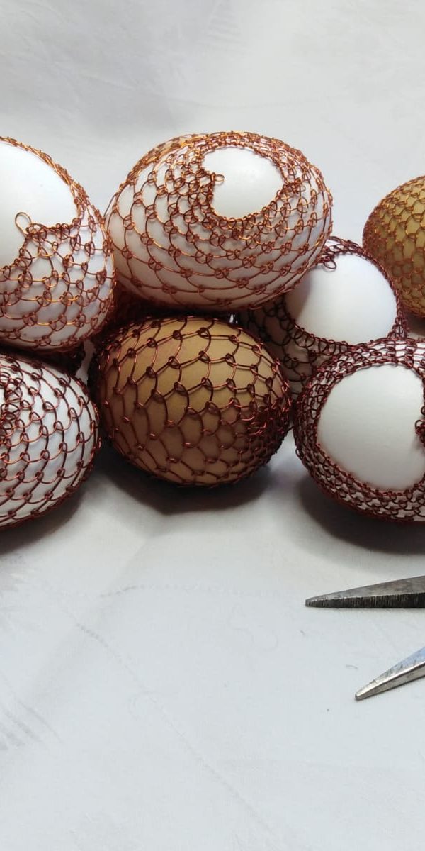 Vorführung - Ostereier mit Drahtverzierung Traditionelle Technik aus Tschechien